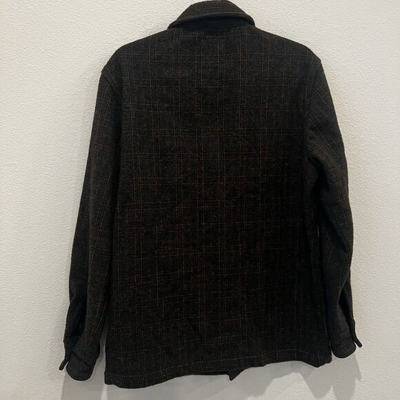 Grayers Clothiers Men's Sz S Wool Blend Sport Coat In Heather Charcoal Brown - Picture 7 of 10